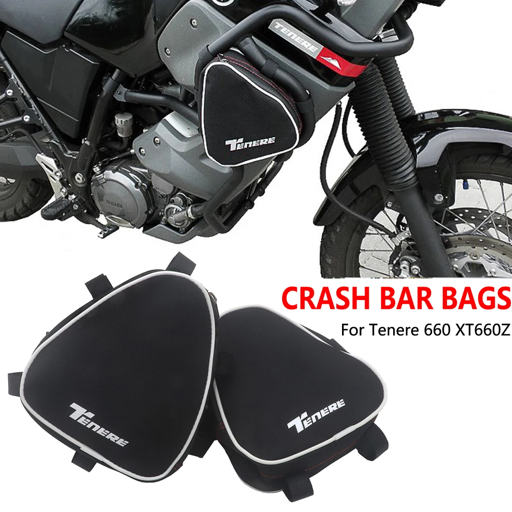 

Motorcycle Frame Crash Bars Waterproof Bag Bumper Repair Tool Placement Bag For Yamaha Tenere 660 xtz660 XT660Z