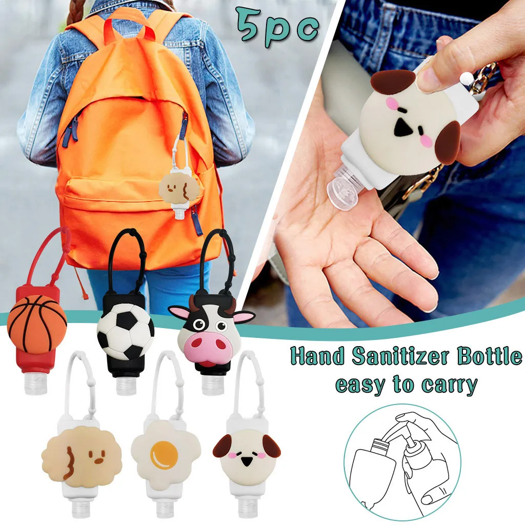 5pcs Hand Sanitizer Dispensing Portable Hang Dispenser 30ML pulsera gel hidroalcoholico Gel Bracelet Pumps Hydroalcolique | Спорт и