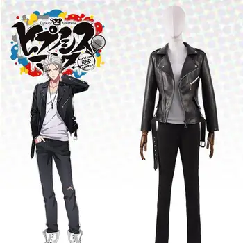 

Cosplay Japanese Voice Actor Division Rap Battle Samatoki Aohitsugi Faux Leather Jacket Shirt Pants Halloween Costume For Adult