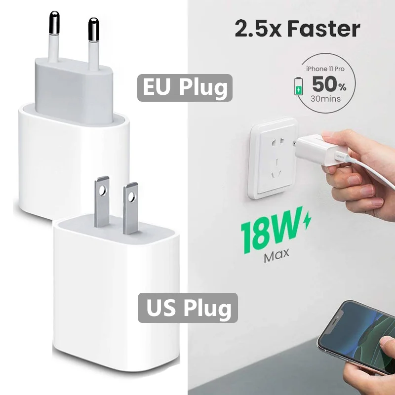 65w charger PD Fast Phone Charger Quick Charge Type C Port Charger USB C Charger Cell Phone For iPhone 13 12 pro max 11 iPad  Samsung Xiaomi usb c 20w