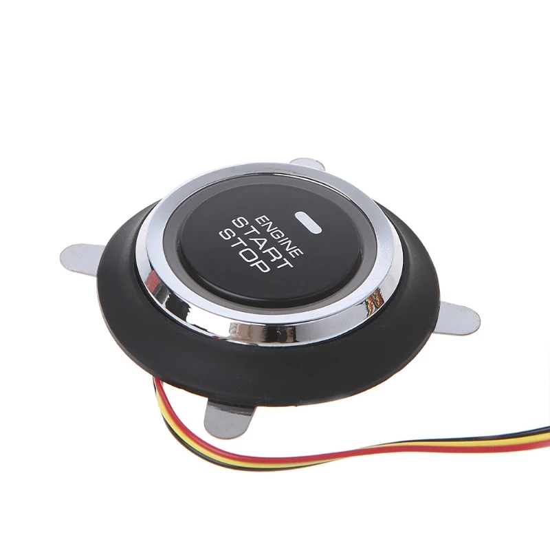 

Engine Push Start Button For PKE Smart Key Push Button Start Motorcycle Alarm DC 12V Push start stop Button for PKE Smart key