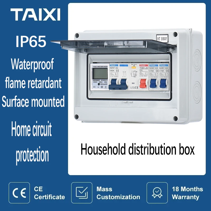 Boîtes De Protection Pour Disjoncteurs - Lot De 2, ABS/PC Blanc, Pour Installation électrique Extérieure