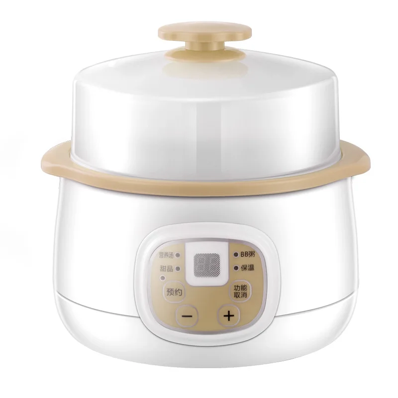 

Small Raccoon Electric Cooker Mini Cook Congee Useful Product Making Soup Ceramic Waterproof Stew Household Fully Automatic Smal