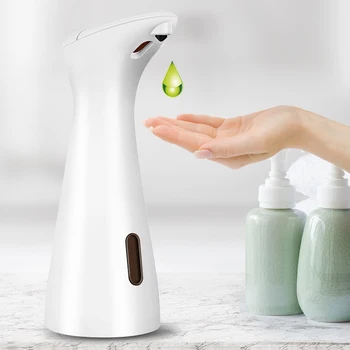 

200ml Automatic Soap Liquid Dispenser Home Hand Washing Infrared Pump Container Plastic Detergent Shampoo Dispensers