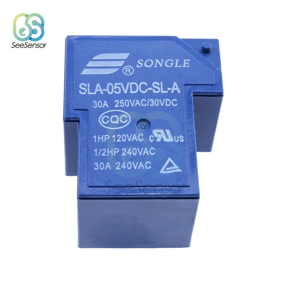 Реле мощности SLA-05VDC-SL-A SLA-12VDC-SL-A 5В 12В 24В 30А 240В 5PIN T90 | Обустройство дома
