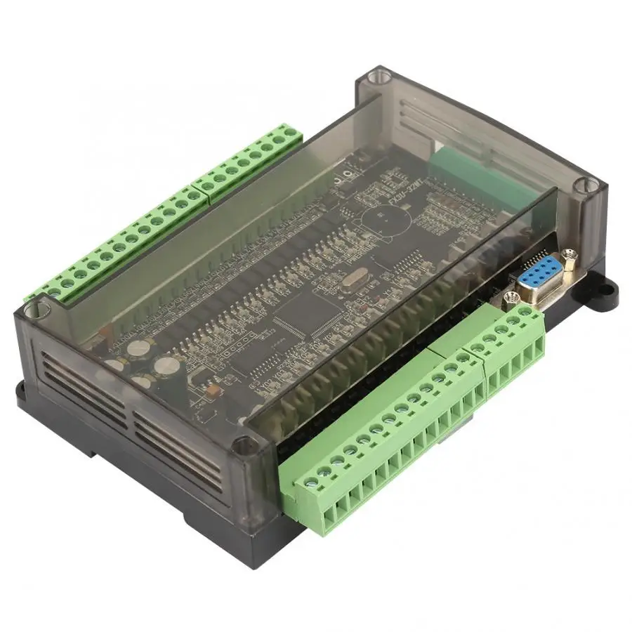 PLC программируемый контроллер переменного тока 24 В FX3U 32MT PLC промышленная плата управления 8 каналов 100k импульсный 32 бит MCU 16 вход 16 транзистор