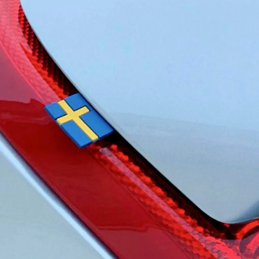 Швейная бирка, забавная Авто Наклейка, Шведский флаг, эмблема, наклейка, наклейка, персонализированная декоративная наклейка для стайлинга автомобилей, s для Volvo
