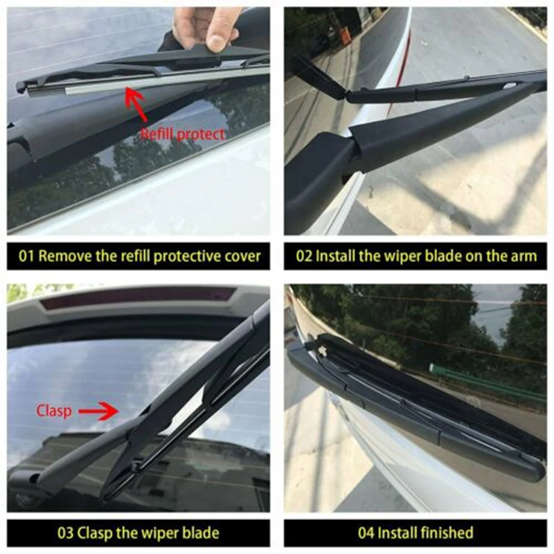 New2Pcs Car Parts Front Wiper Diversion Cover Plate for Nissan Tiida 2006-2010
