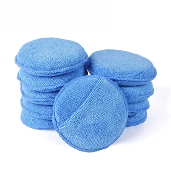 

Microfiber Wax Applicator Pad 10pcs/Set 5" Diameter Ultra soft Microfiber with Finger Pocket Polish for Car Care Auto clean New
