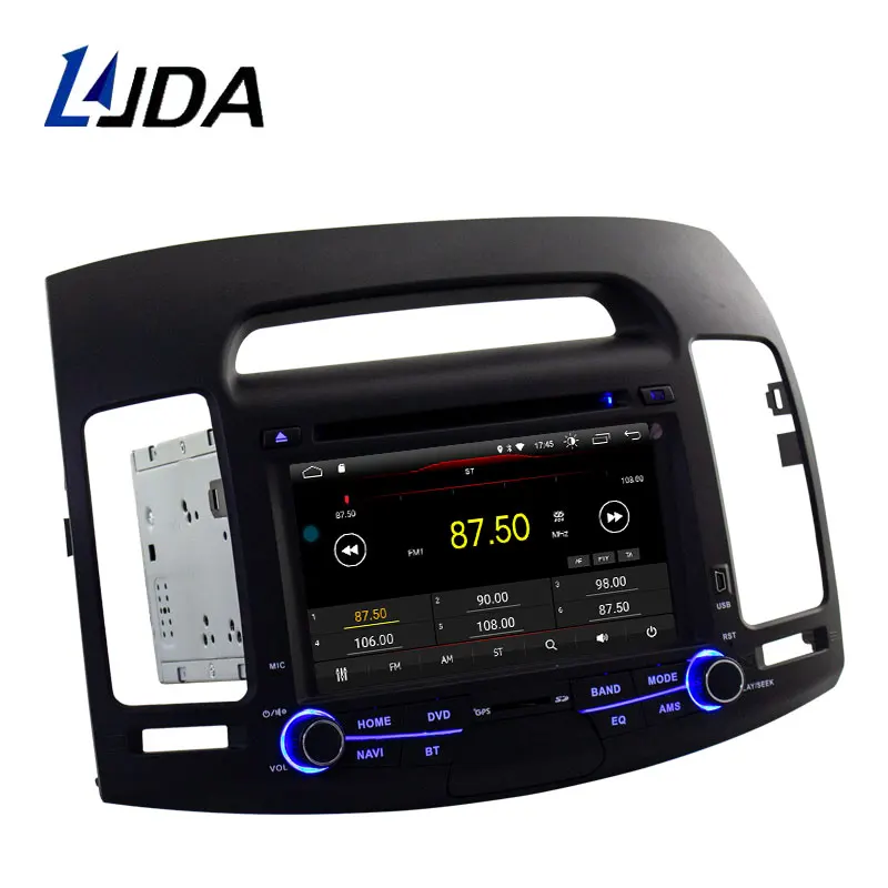 LJDA Android 10,0 автомобильный dvd-плеер для HYUNDAI ELANTRA 2007-2011 2 Din автомагнитола gps навигация стерео Мультимедиа wifi автоаудио