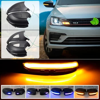 

LED Dynamic Turn Signal Blinker Sequential Side Mirror Indicator Light For Volkswagen VW GOLF 6 VI MK6 GTI R line R20 Touran