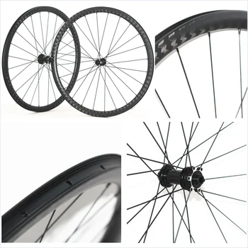 

Carbon-Road-Wheels Hubs Center-Lock Disc-Brake 700C 33-38-45-50mm 25mm Wide Gravel Wheels Road-Cycling Rims