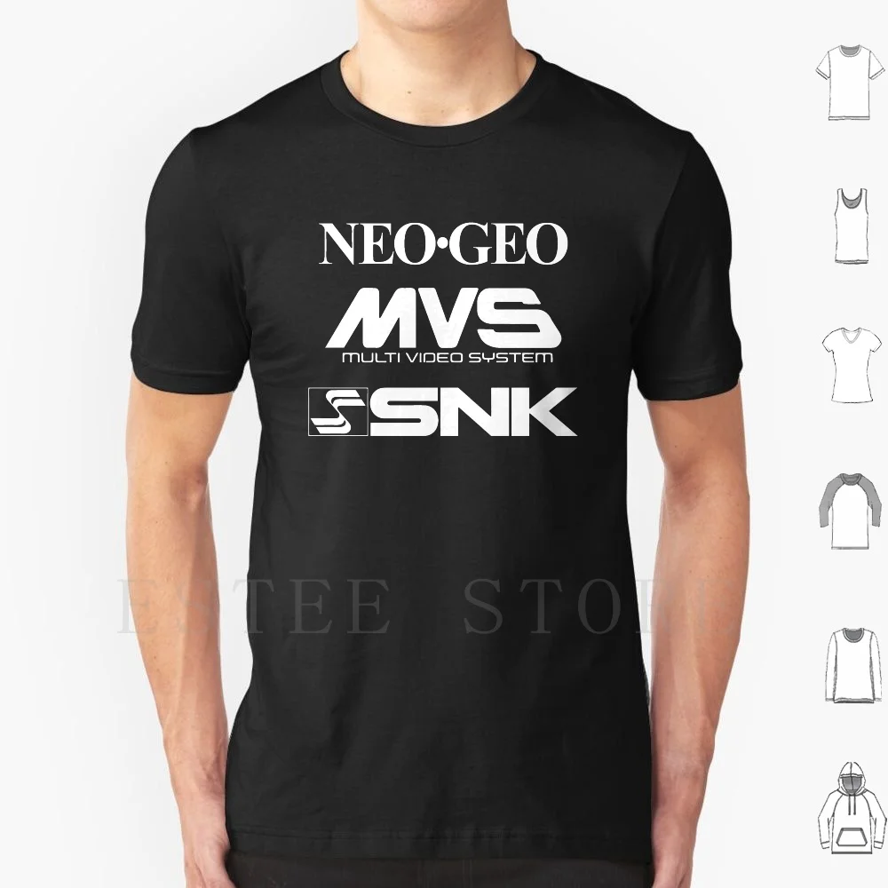 Neo Geo ( Triple Logo ) T Shirt Cotone Uomo Stampa Fai Da Te Neo Geo Snk Mvs Arcade 90S Fatale Fury Metal Slug Shodown