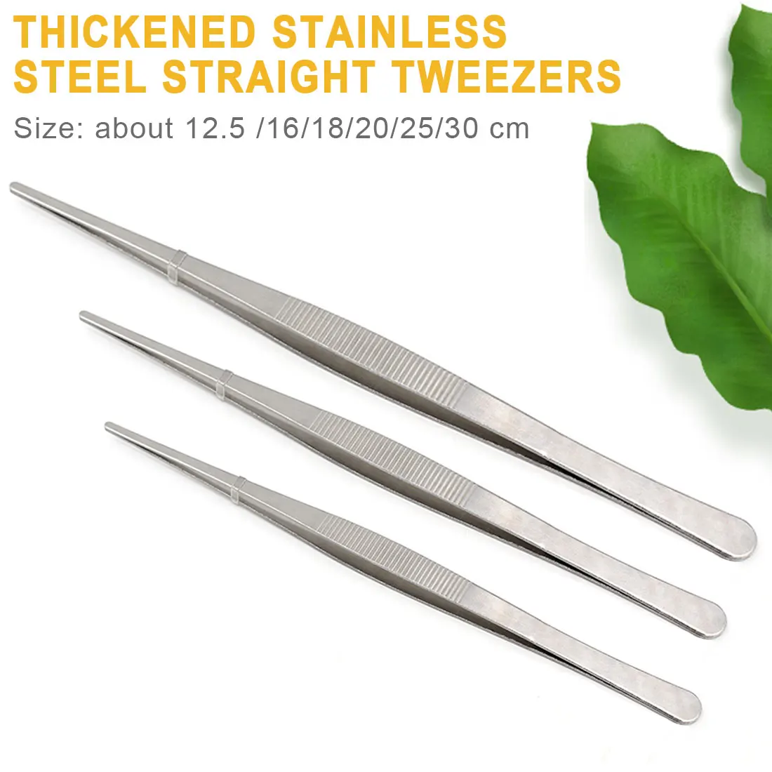 Hand Tools Long Toothed Tweezer Stainless Steel Electronic Pointed Tip Food Tongs Straight Medical Home BBQ Tool | Инструменты