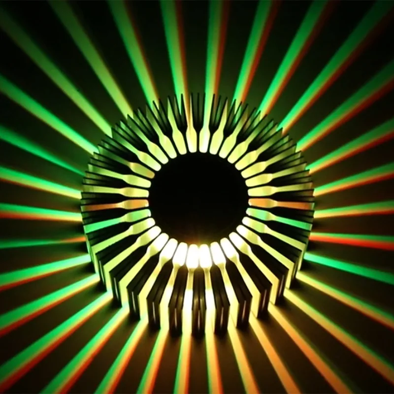 Светодиодный потолочный светильник, 3W, современный Rgb светильник, настенный светильник, художественная галерея, украшение, передняя
