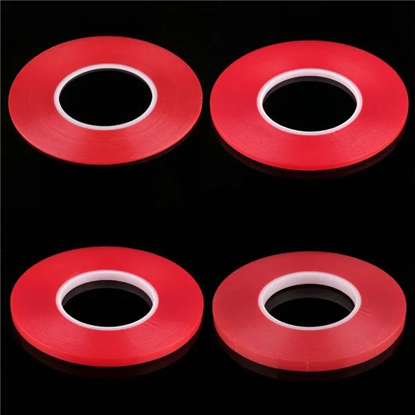 50M*10MM Strong Acrylic Adhesive Clear Double Sided Tape Heat Resistant Adhesive Tape Multi-function Worldwide