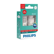 Лампа W21/5W 12V-LED(W3x16q) 2.7W RED X-tremeUltinon LED(уп.2шт.) PHILIPS 11066ULRX2