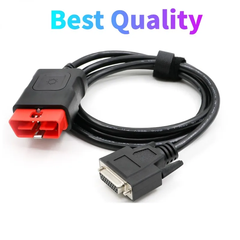 Кабели OBD со светодиодный светильник кой белый/красный кабель obd2 для delicht vd ds150e cdp