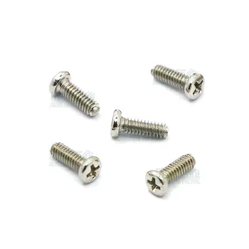 

1000pcs/lot M1.7*2/3/4/5/6/7/8/10/12 Head diameter3.2 Pan head philips machine screw hardened steel nickel plated PM1.7
