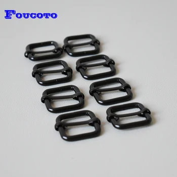 

50Pcs/Lot Silver Tri-glide Slides Button Adjustable 3/4Inch(20mm) Webbing for Belt Backpack and Bags Diy Dog Collar Accessories