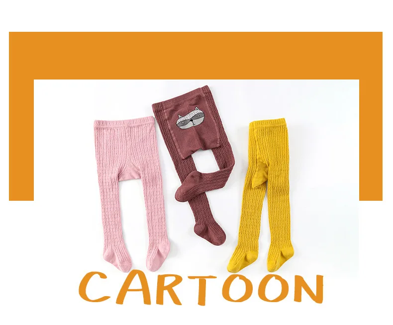 Милая хлопковая одежда для маленьких мальчиков с рисунком животных, колготки для девочек, детские колготки, набор для малыша на осень и зиму