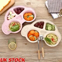 Faroot Kleinkind Baby Kid Gerichte Tray Schalen Fütterung Essen Umweltfreundliche Sicherheit Geschirr Cartoon Auto Lebensmittel Platten Essen Geschirr(China)