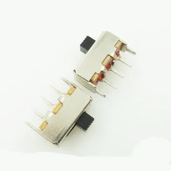 

1000pcs SS-12F44 Second Gear Vertical 1P2T Toggle Switch Handle 7MM SS12F44G7 Slide Switch