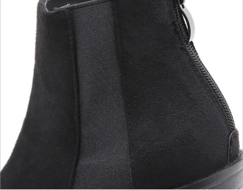 Sexy Black Women elastic fabric Boots  High Heels Boots Fashion  Round head Ankle Boots High Heels Platform Women's Dance Boots