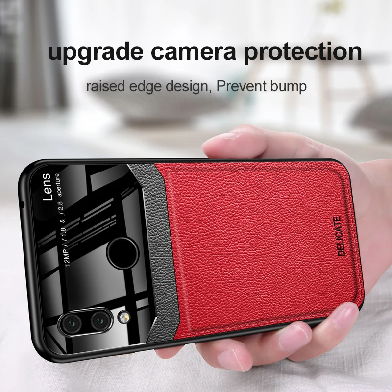 Кожаный чехол для телефона с зеркальным стеклом OPPO Reno A9 F11 A9X K3 Realme 2 5 Q X A3 A5 A11X 2020 Pro