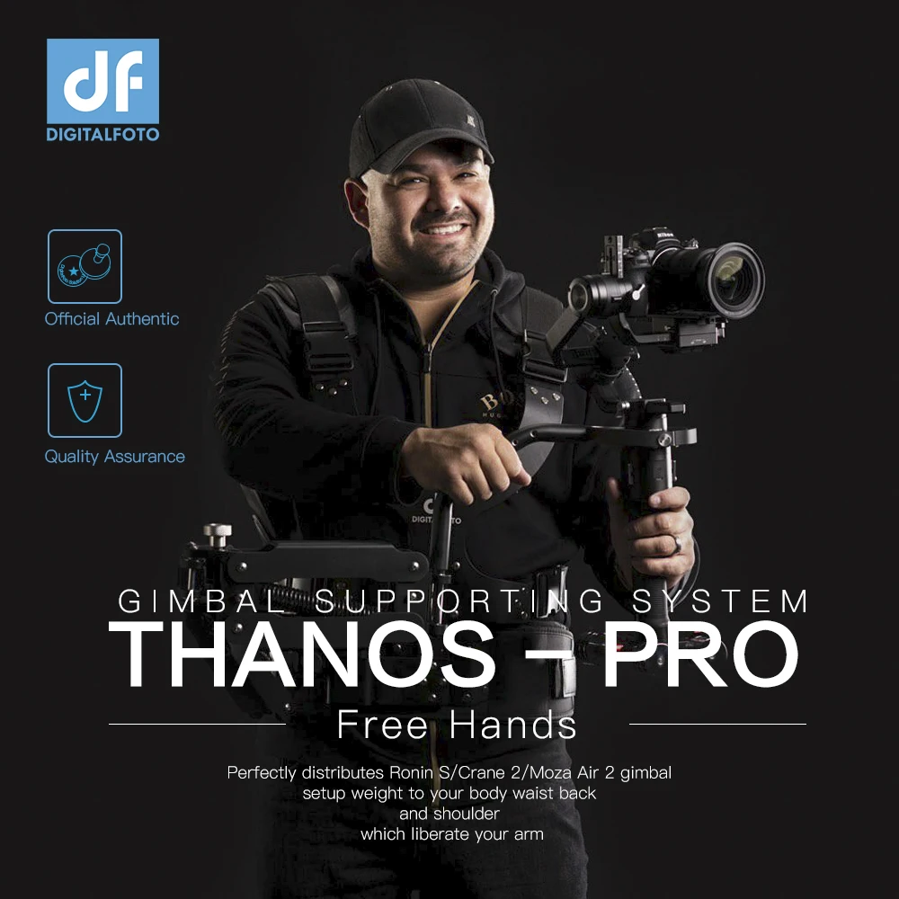 DF DIGITALFOTO THANOS PRO steadycam карданный жилет steadicam с z осевой пружинной рукояткой для DJI Ronin