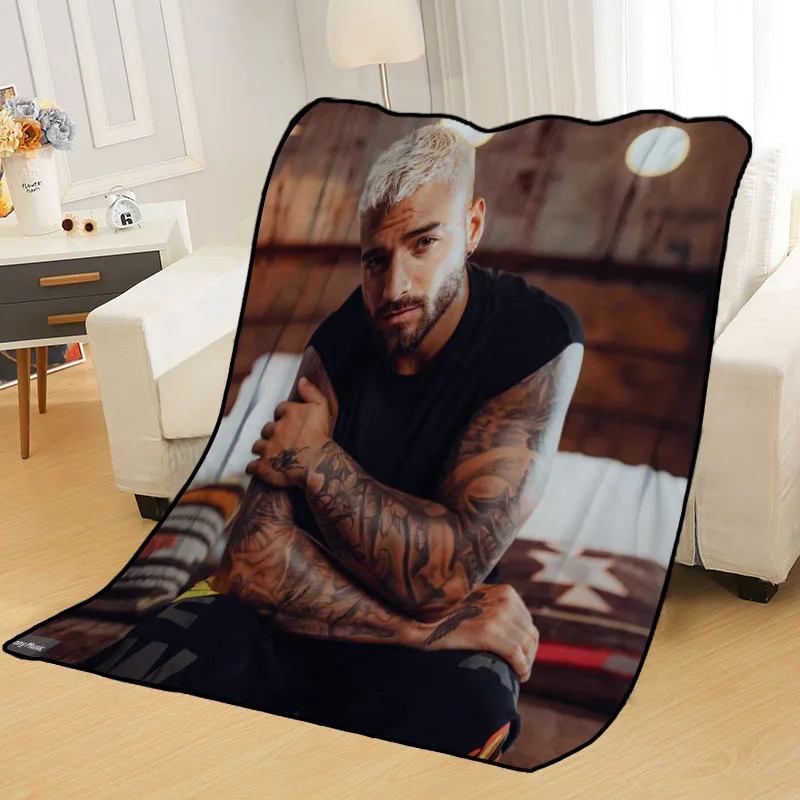 New Arrival Maluma Blankets Printing Soft Blanket Throw On Home/Sofa/Bedding Portable Adult Travel Cover Blanket 4