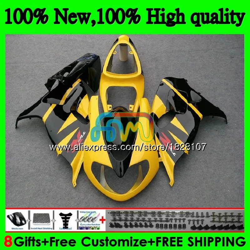 SRAD для SUZUKI TL 1000 Желтый Черный R TL 1000R 98 99 00 01 02 03 46BS. 4 TL1000 R TL1000R 1998 1999 2000 2001 2002 2003 обтекатель