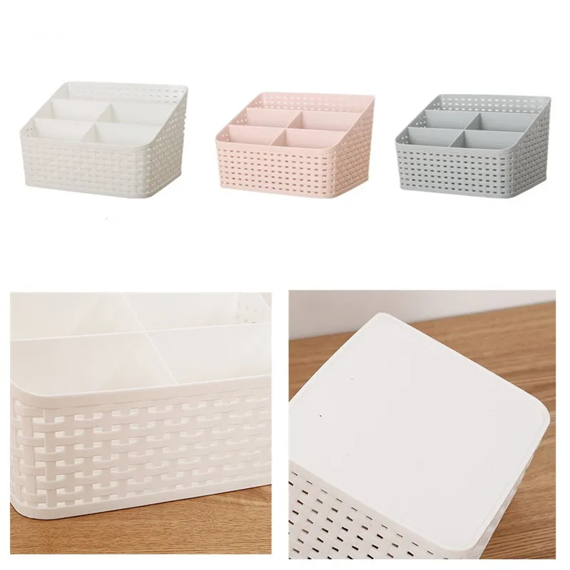 Makeup Organizer Box For Cosmetics Desk Office Storage Skincare Case Lipstick Case Sundries Jewelry Organizer BoxDesktop debris - 5