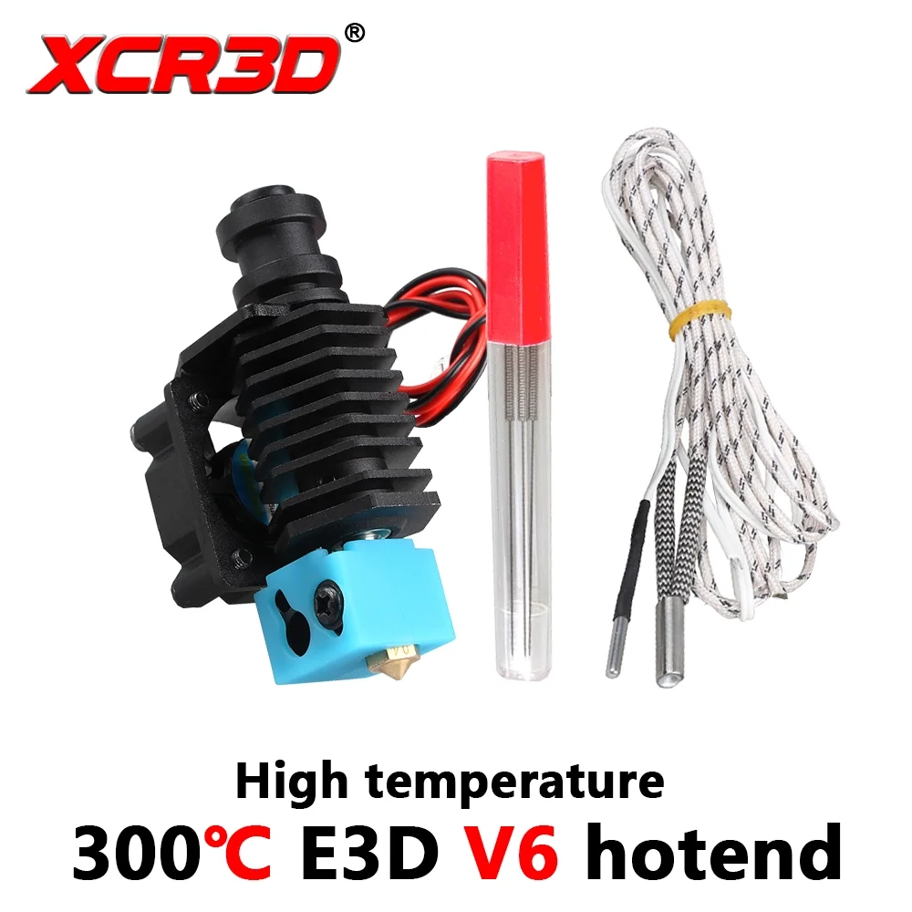 XCR-BP6 E3D V6 Hotend 3D Printer Parts high temperature J-head ABS nylon PETG high temperature material Heater printing head