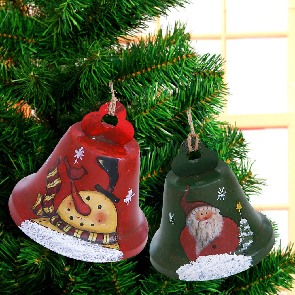 Large Merry Christmas Bows Bell Xmas Tree Party Gift Present Xmas Decorations