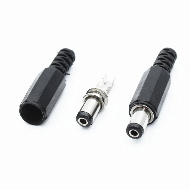 

10Pcs DC Plug Male Electrical Socket Outlet DC-022 DC-005 DC-022B DC Outlet 5.5X2.1MM 5.5*2.1 5.5x2.5mm 5.5x2.5 5.5*2.1mm