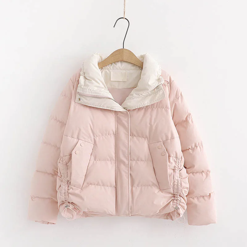 Pink Женское пуховое пальто, женская элегантная зимняя куртка, Женское пальто, парка Muje Casaco Feminino, уличная верхняя одежда, Женская куртка - Цвет: Pink