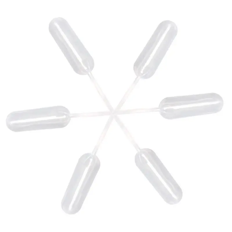 Cupcakes Pipettes, 50PCS 4 ml Plastic Pipettes Squeeze Dropper Liquid Injector