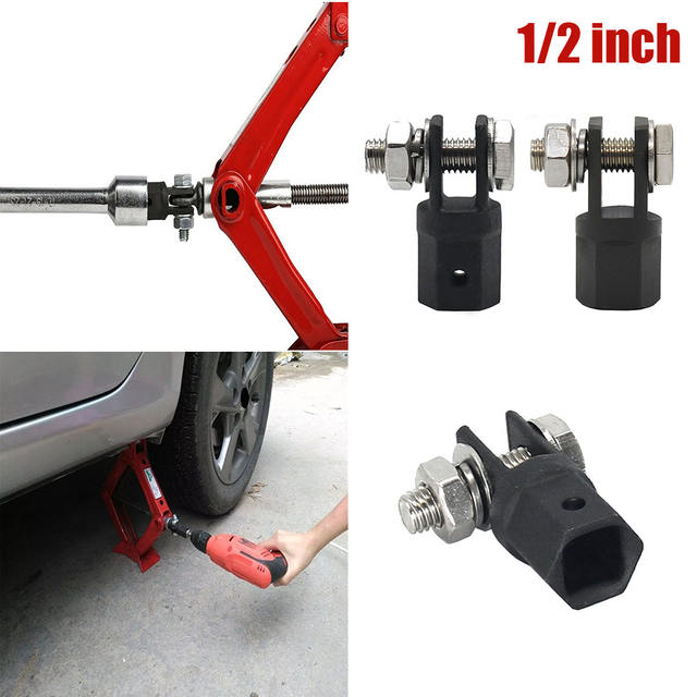 Scissor Jack Adapter 1/2 Car Scissor Jack Drill Adapter Vanadium Drive