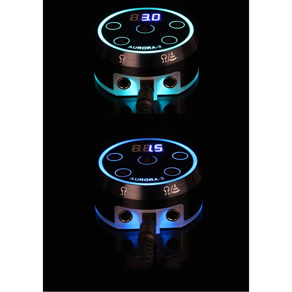 Профессиональный мини Аврора II lcd источник питания для тату с адаптером питания без педали питания для тату машины