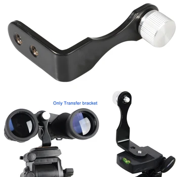 

Easy Install Practical Accessories Transfer Bracket Photography Tripod Mount Adapter Metal Monocular Binocular Telescope L Type