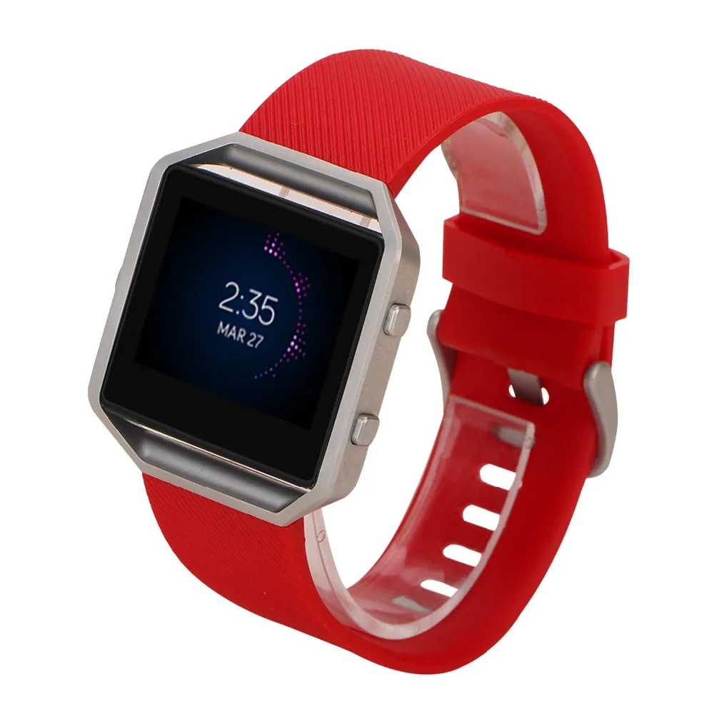 Силиконовый ремешок Gosear для часов Fitbit Fit Bit Blaze браслет Смарт часы аксессуары
