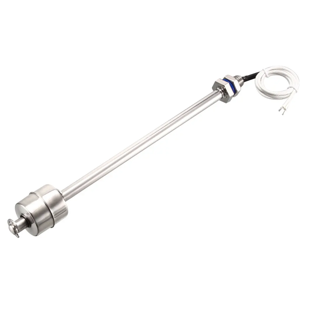 

uxcell Uxcell High Quality1-2pcs Stainless Steel Float Switch Vertical Liquid Water Level Sensor M10 62-215mm for Tank Pool