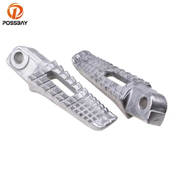 

POSSBAY Aluminum Motorcycle Foot Rests Rear Highway Foot Pegs With Pedals Bracket Set for Suzuki GSXR1000 2005-2006 Footrests