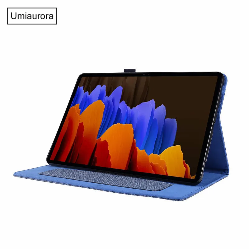 Фото Чехол для Samsung Galaxy Tab S7 Plus 12,4, защитный чехол SM- T970 T975 для Tab S7 11 дюймов 2020 SM-T870 T875, чехол для планшета №5