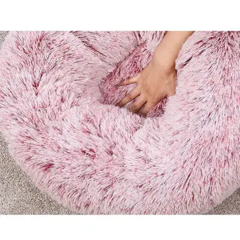 

Super Large Size100cm Dog Nest Cat Round Plush Winter Soft Bed Pet Supplies Warm Thickening Warm Sleeping Cat Bed