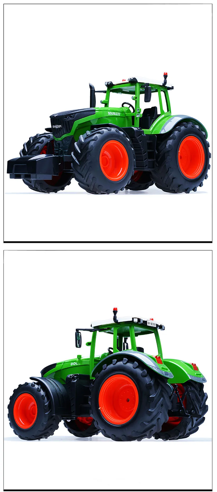 2,4 г Радиоуправляемый сельскохозяйственный прицеп к трактору грузовик с дистанционным управлением автомобиль 1:16 моделирование строительный автомобиль инженерный автомобиль для детей