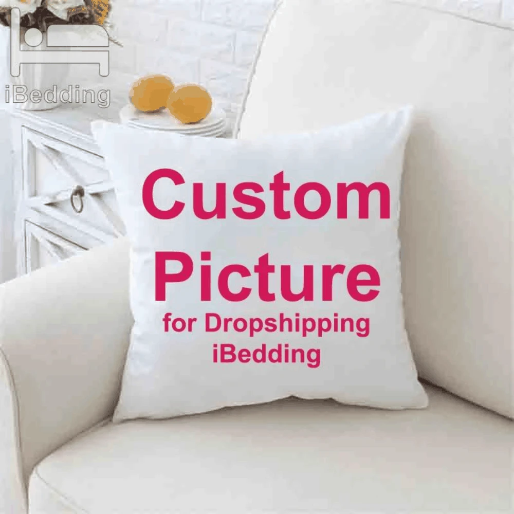 Throw Pillow Cover Personalized Pillow Case Your Design Cushion Case Household Gifts POD Dropshipping