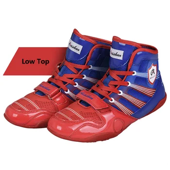 

Unisex Authentic Wrestling Shoes for Men Women Training Shoes Lace Up Boots Sneakers Professional Boxing Shoes Couples