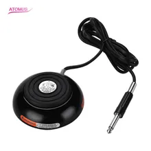 Педаль для тату-машины, круглая педаль, 360 драгоценный камень, профессиональная нержавеющая сталь, переключатель градусов, кабель,, принадлежности для татуировки